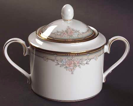 Blossom Mist Sugar and Lid-Noritake