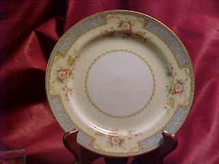 Blue Dawn Round Salad Plate