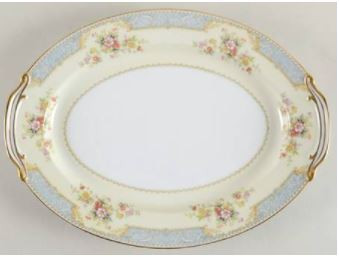 Blue Dawn Medium Oval Platter - Noritake