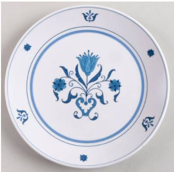 Blue Haven Round Salad Plate