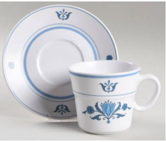 Blue Haven Cup and Saucer - Noritake