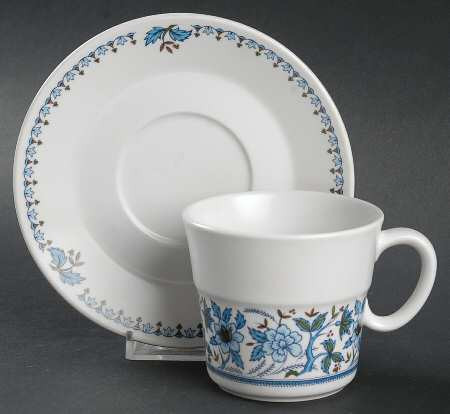 Blue Moon Cup and Saucer - Noritake