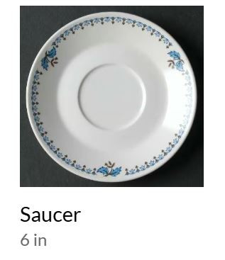 Blue Moon Saucer Only - Noritake