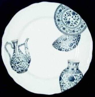 Blue Treasures Dinner Plate-Noritake