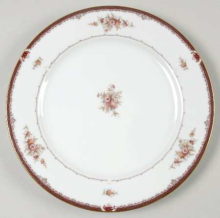 Bordeaux Round Salad Plate