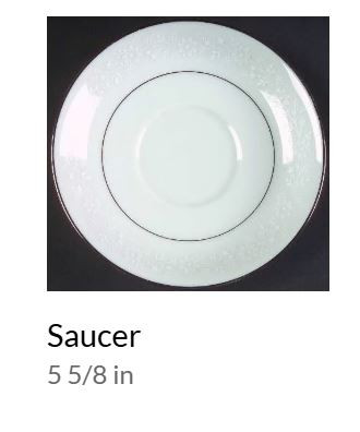 Buckingham Saucer Only-Noritake