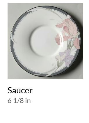Cafe Du Soir Saucer Only - Noritake
