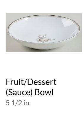 Candice Fruit or Sauce Bowl