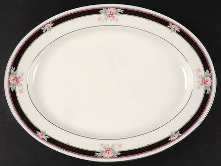 Castleberry Medium Oval Platter - Noritake