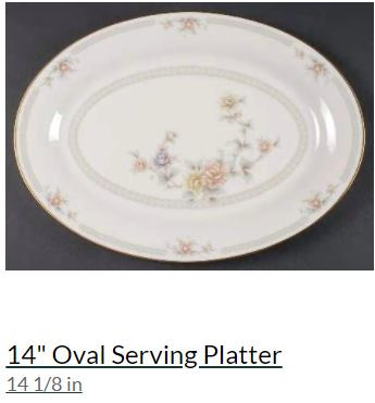 Cervantes Medium Oval Platter-Noritake