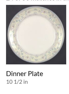 Chardonnay Dinner Plate