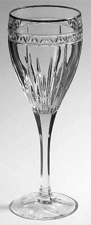 Christiana Platinum Wine Goblet - Noritake Crystal