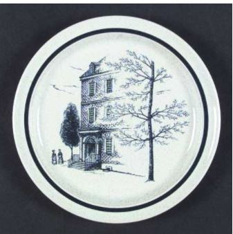 Colonial Times Round Salad Plate