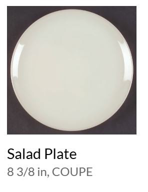 Colorwave Cream Round Salad Plate-Noritake