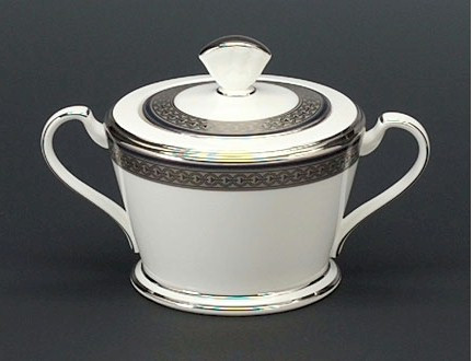 Continental Cobalt Sugar and Lid-Noritake