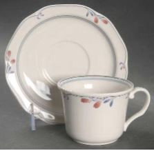 Copper Bud Cup and Saucer