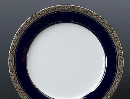 Crestwood Cobalt Round Salad Plate - Noritake