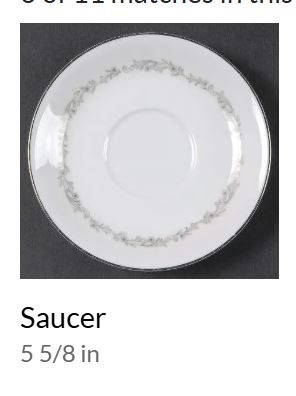 Crestmont Saucer Only