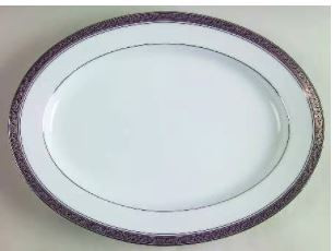 Crestwood Platinum Medium Oval Platter