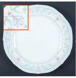 Crown Flower Dinner Plate