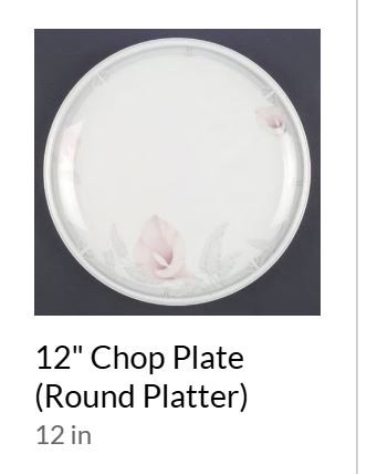 Eternal Blush Round Chop or Serving Platter
