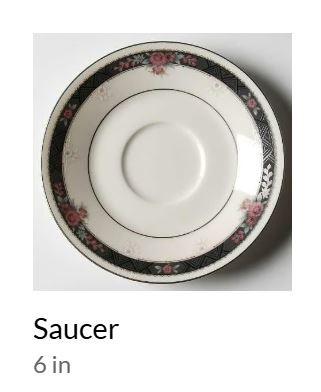 Etienne Saucer Only - Noritake