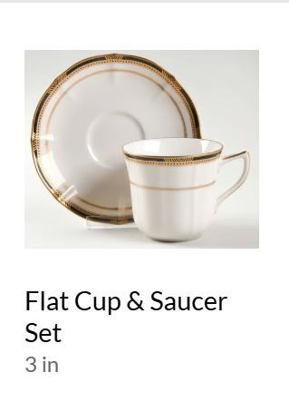 Gilded Age Cup and Saucer