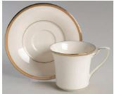 Gold And Platinum-Nor. Cup and Saucer