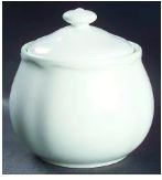 Gourmet White Sugar and Lid-Noritake
