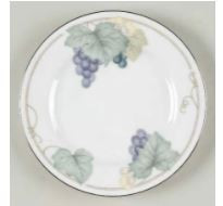 Grape Arbor Bread and Butter Plate