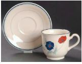 Harlequin Cup and Saucer