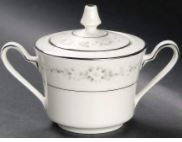 Heather Sugar and Lid - Noritake