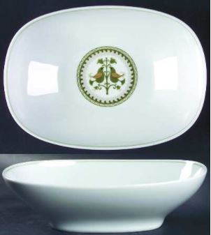 Hermitage Oval Vegetable or Serving Bowl