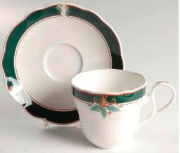 Home For Christmas Cup and Saucer - Noritake