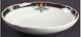 Home For Christmas Rim Soup or Pasta Bowl