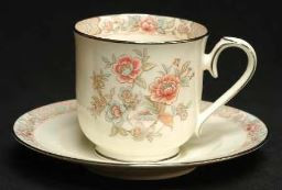 Imperial Garden Cup and Saucer-Noritake