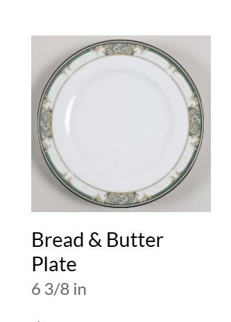 Imperial Jade Bread and Butter Plate - Noritake