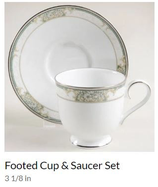 Imperial Jade Cup and Saucer - Noritake