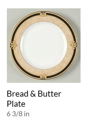Killian Bread and Butter Plate - Noritake