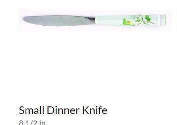 Lineage Dinner Knife Noritake Stainless