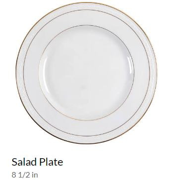 Lockleigh Round Salad Plate - Noritake