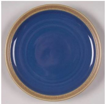 Madera Blue Round Salad Plate - Noritake