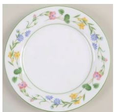 Meadowcrest Round Salad Plate - Noritake