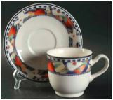 Midnight Fest Cup and Saucer-Noritake