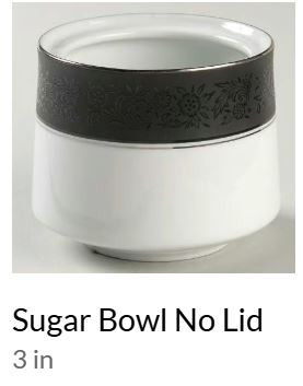 Mirano Sugar Bowl Bottom-Noritake