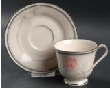 Moonlight Rose Cup and Saucer - Noritake
