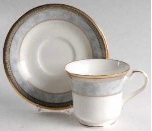 Neptune Gold Cup and Saucer - Noritake