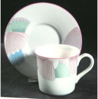Ocean Melody Cup and Saucer - Noritake