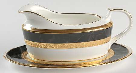 Opulence Gravy Boat and Stand