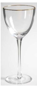 Palais Gold Wine Goblet